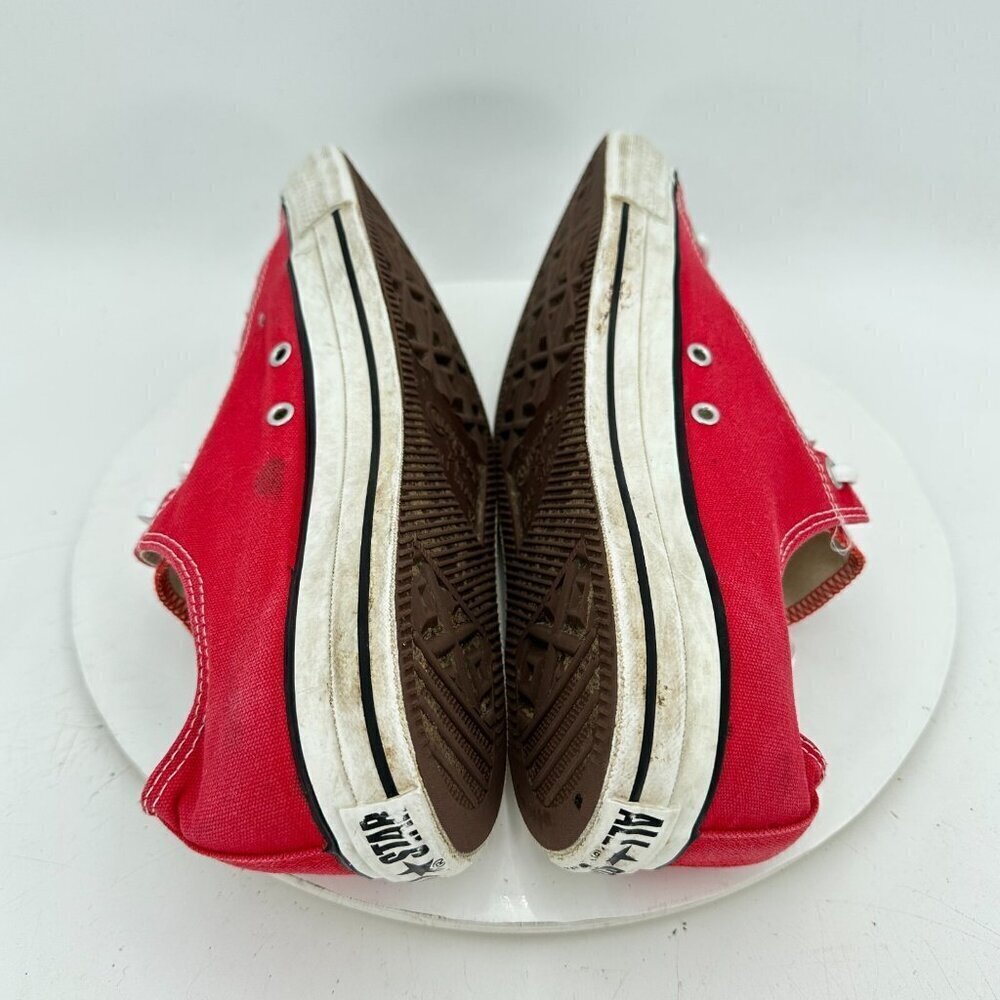 Converse Chuck Taylor All Star Ox Men Size 12 X9696 Red White Training Shoes - Picture 7 of 12